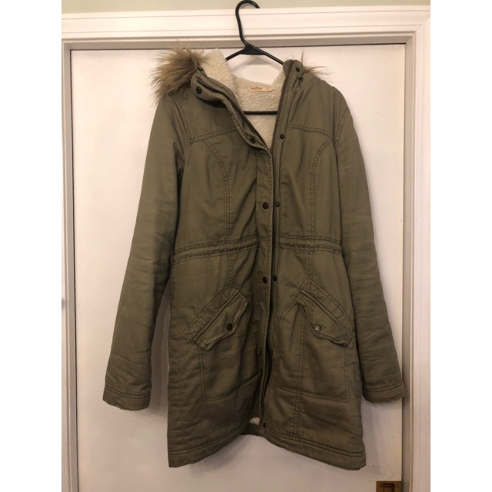 Hollister Fur Hood Jacket